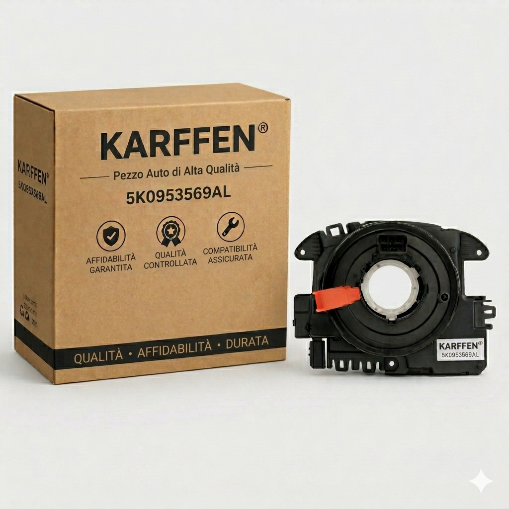 ⭐CONTATTO SPIRALATO AIRBAG 5K0953569AL VOLKSWAGEN AUDI SKODA SEAT NUOVO